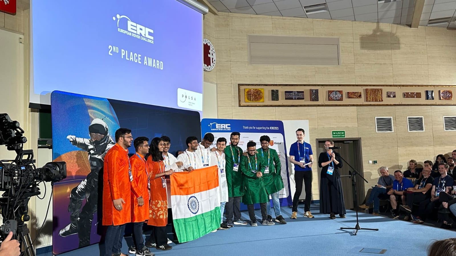 2nd Position Internationally European Rover Challenge - Remote Edition