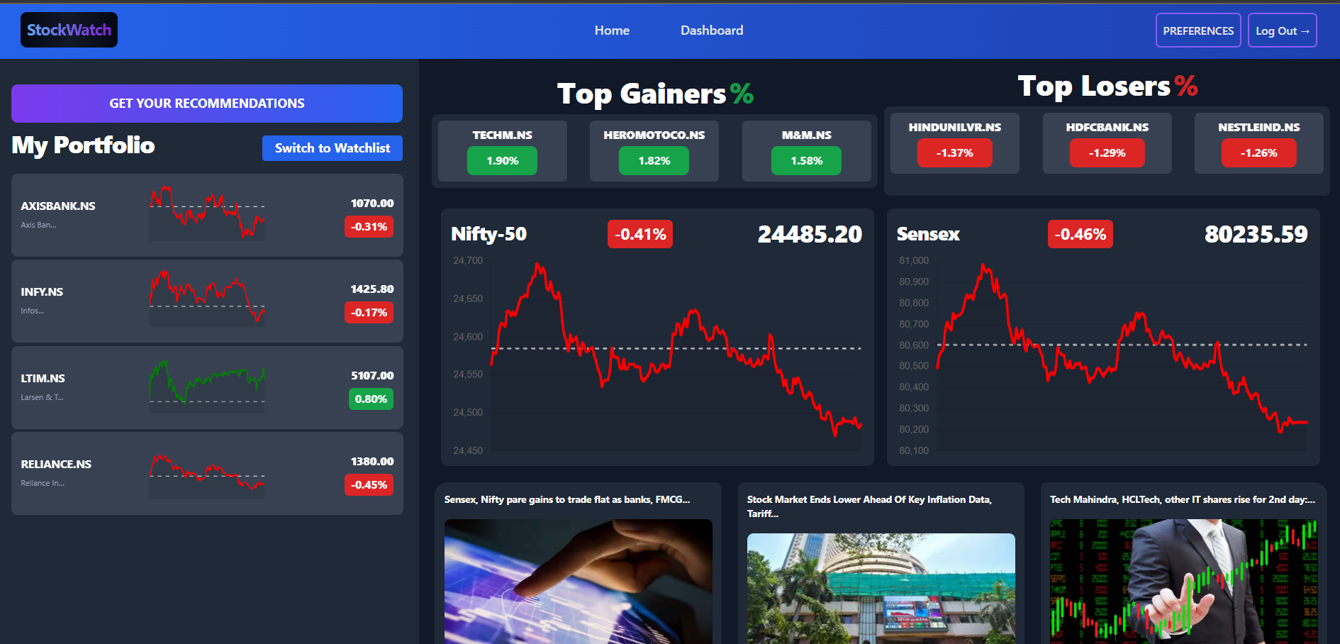 Stock Watch - Bajaj HackRx